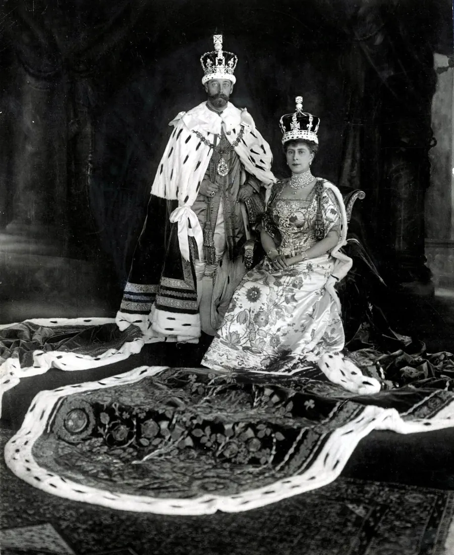 King George V and Queen Mary, historical portrait